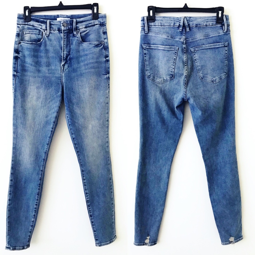 GOOD AMERICAN Good Waist Jeans Blue262 NWOT